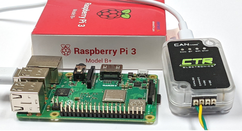 CANivore USB to CAN hub used for robotics with Raspberry Pi demo