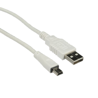 Type A Male connector to a Mini-B Male connector for FRC teams, hobbyists, and professionals needing a dependable Mini-B connection for reliable high-speed data transfer and efficient power delivery.