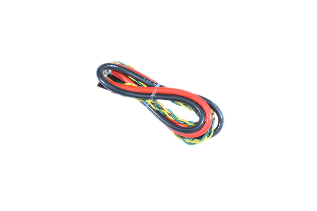 bonded red and black wire with stranded CAN wire