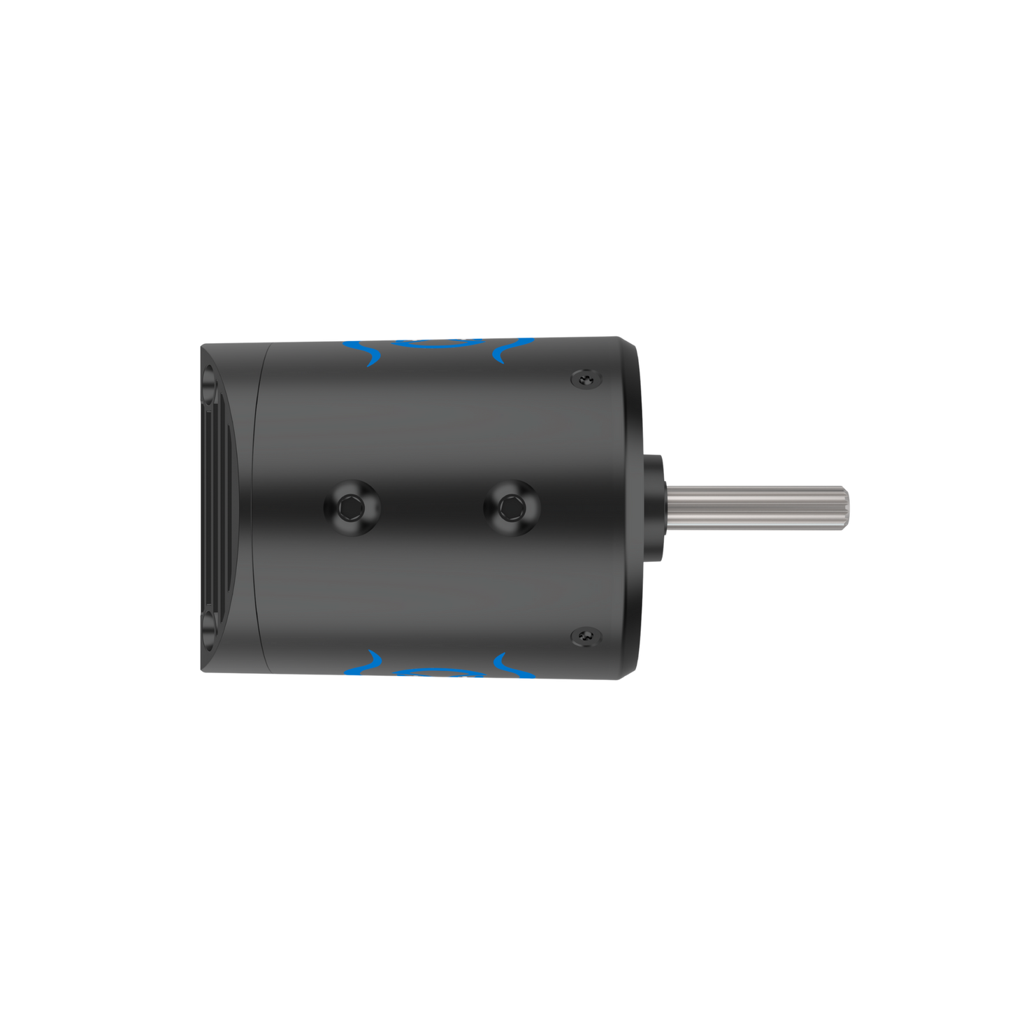 Top view of Kraken X60 brushless motor highlighting connector layout and sturdy housing powered by Talon FXS with CTRE and WCP
