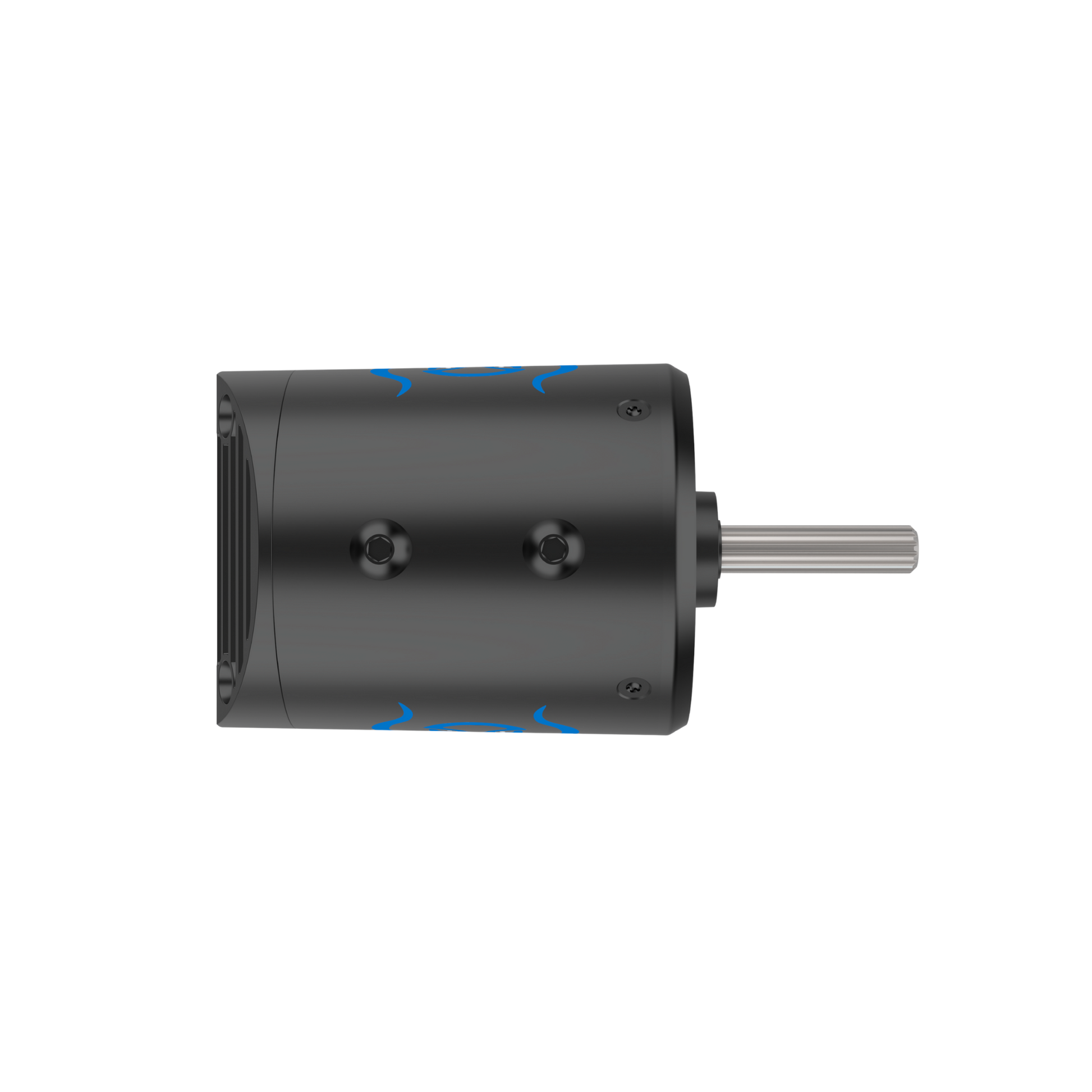 Top view of Kraken X60 brushless motor highlighting connector layout and sturdy housing powered by Talon FXS with CTRE and WCP