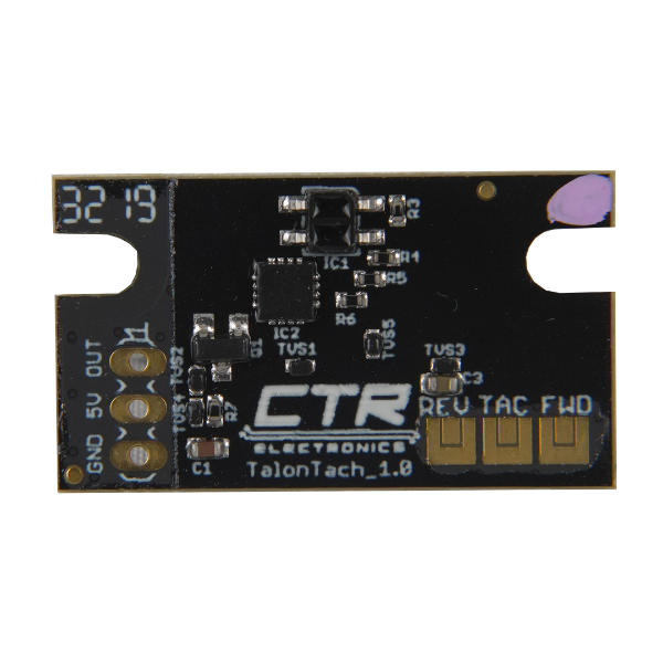 Electronic circuit board multipurpose reflective sensor designed for seamless integration with 'CTR Electronics' robotics components