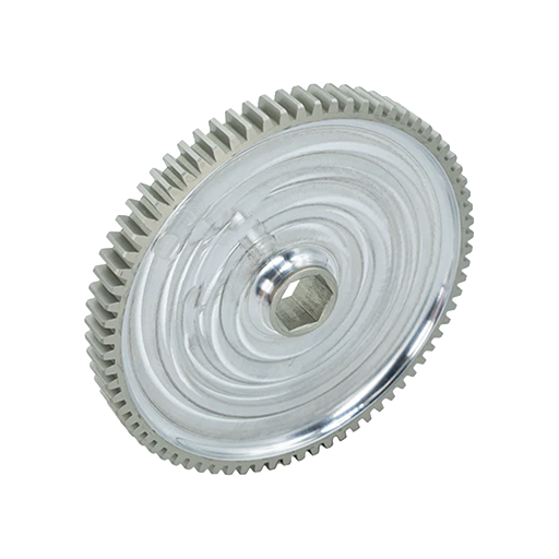 74t Pocketed Aluminum Spur Gear (20 DP, 1/2" Hex Bore)