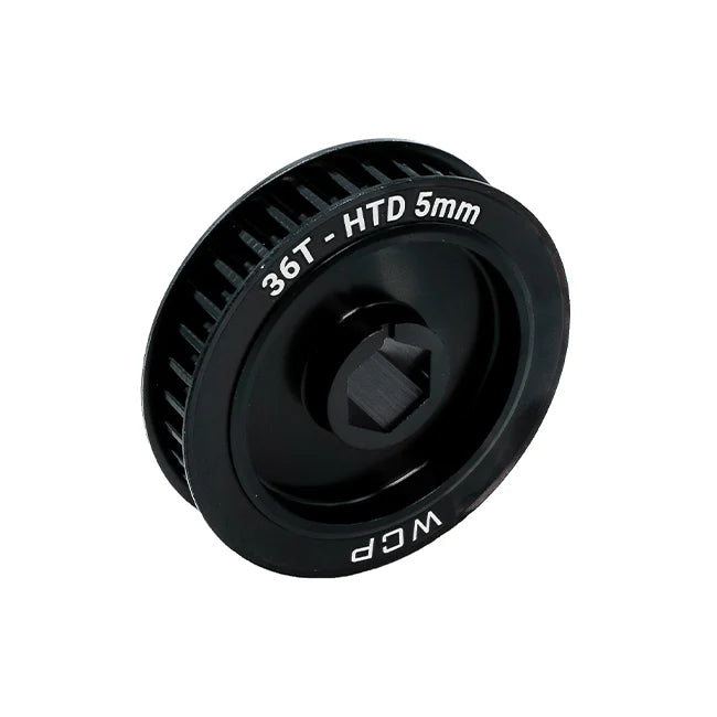 WCP Aluminum HTD Timing Pulley – 5mm Pitch, 9mm Width for Robotics & Automation