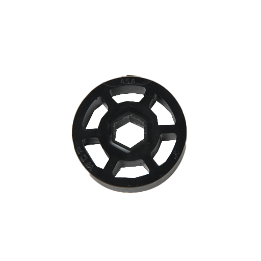 WCP- 2" OD x 1/2" Wide Straight Flex Wheel (1/2" Hex, 45A)