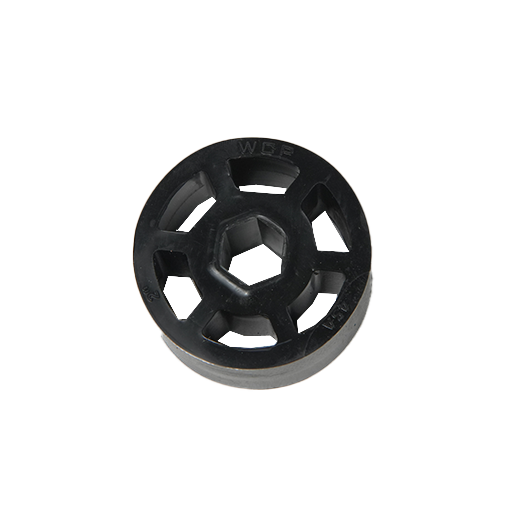 WCP- 2" OD x 1" Wide Straight Flex Wheel (1/2" Hex, 45A)