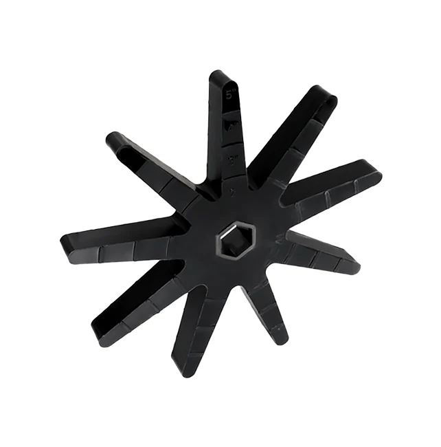 WCP Black Star Flex Wheels – 45A Silicone for Motion and Drive Systems