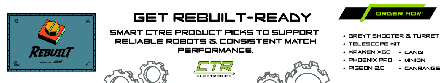 REBUILT™- Recommended products from CTRE