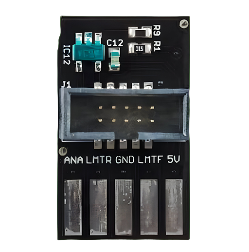 Talon SRX analog breakout board
lectronic component with labeled pins on a white background