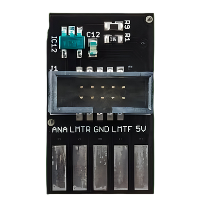 Talon SRX analog breakout board
lectronic component with labeled pins on a white background