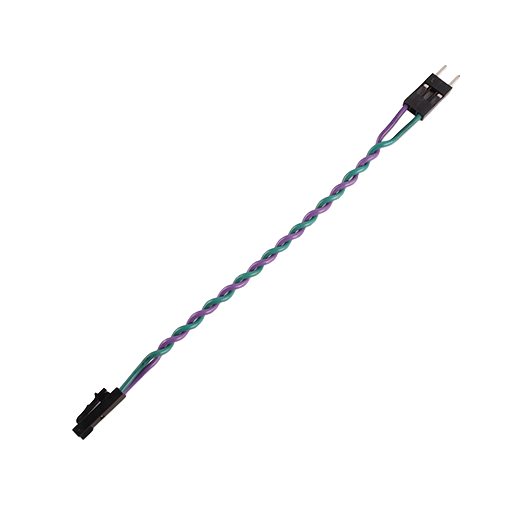 2-pin MolexSL to 3-pin Connector for SystemCore purple and green twist