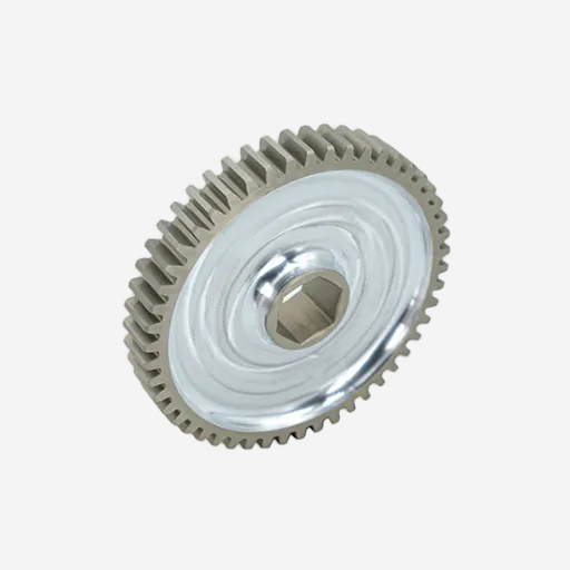 50t Pocketed Aluminum Spur Gear (20 DP, 1/2" Hex Bore)