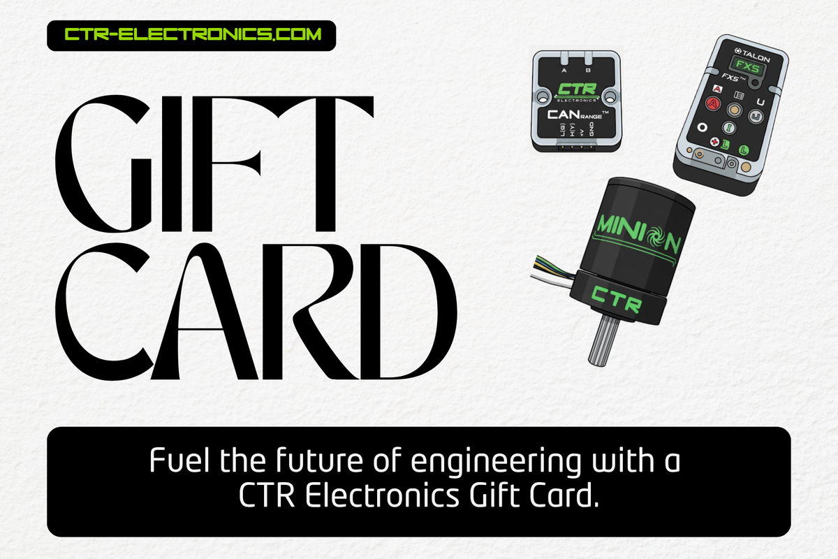 Power Their Innovation: CTR Electronics Gift Cards