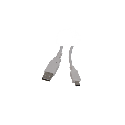 Type A Male connector to a Mini-B Male connector for robotics, FRC teams, hobbyists, and professionals for fast data transfer and power delivery.
