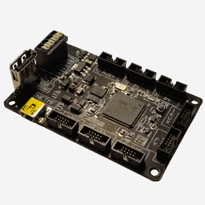A HERO Development Board with various ports and connectors, designed for programming and debugging robotic applications.