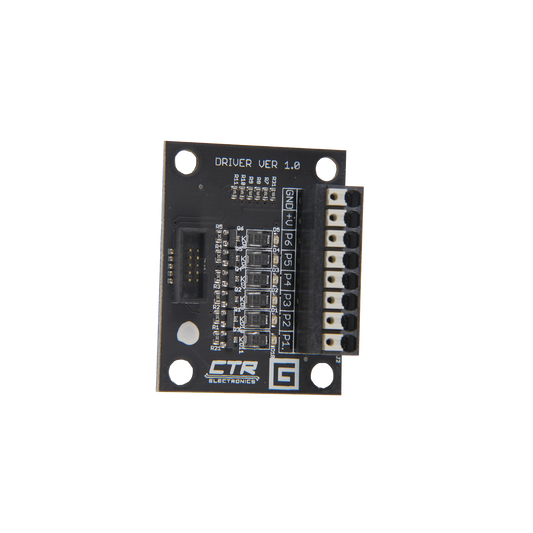 Gadgeteer has six low-side outputs, each with a peak current rating of 5A. It expands HERO's capability to control high-current loads.