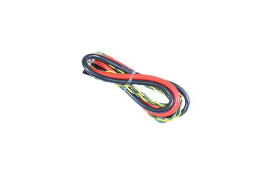 bonded red and black wire with stranded CAN wire