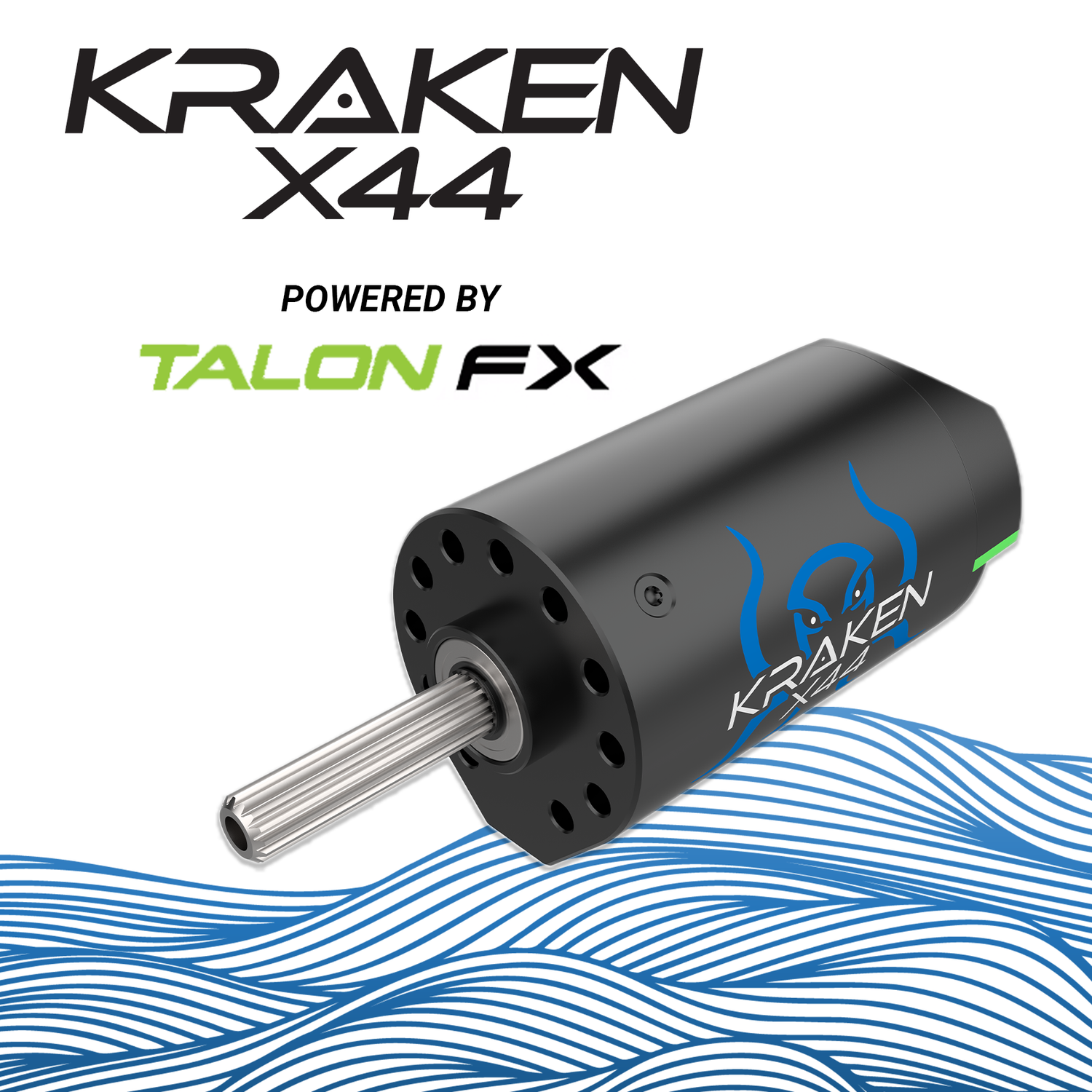 mini Kraken X44 brushless motor powered by Talon FX