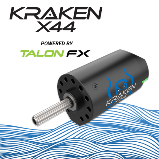 mini Kraken X44 brushless motor powered by Talon FX