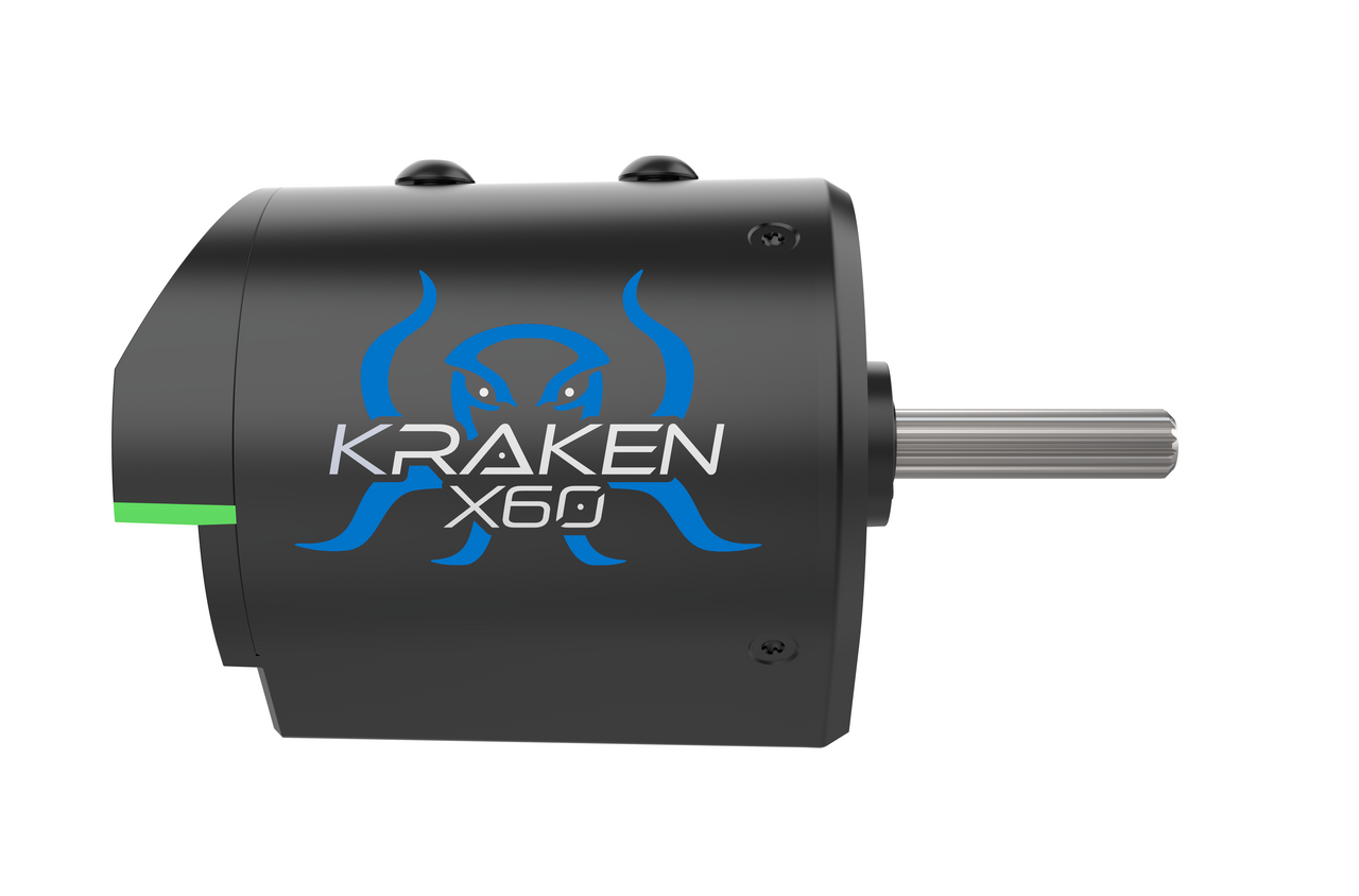 Kraken X60 brushless motor powered by Talon FX_side 2