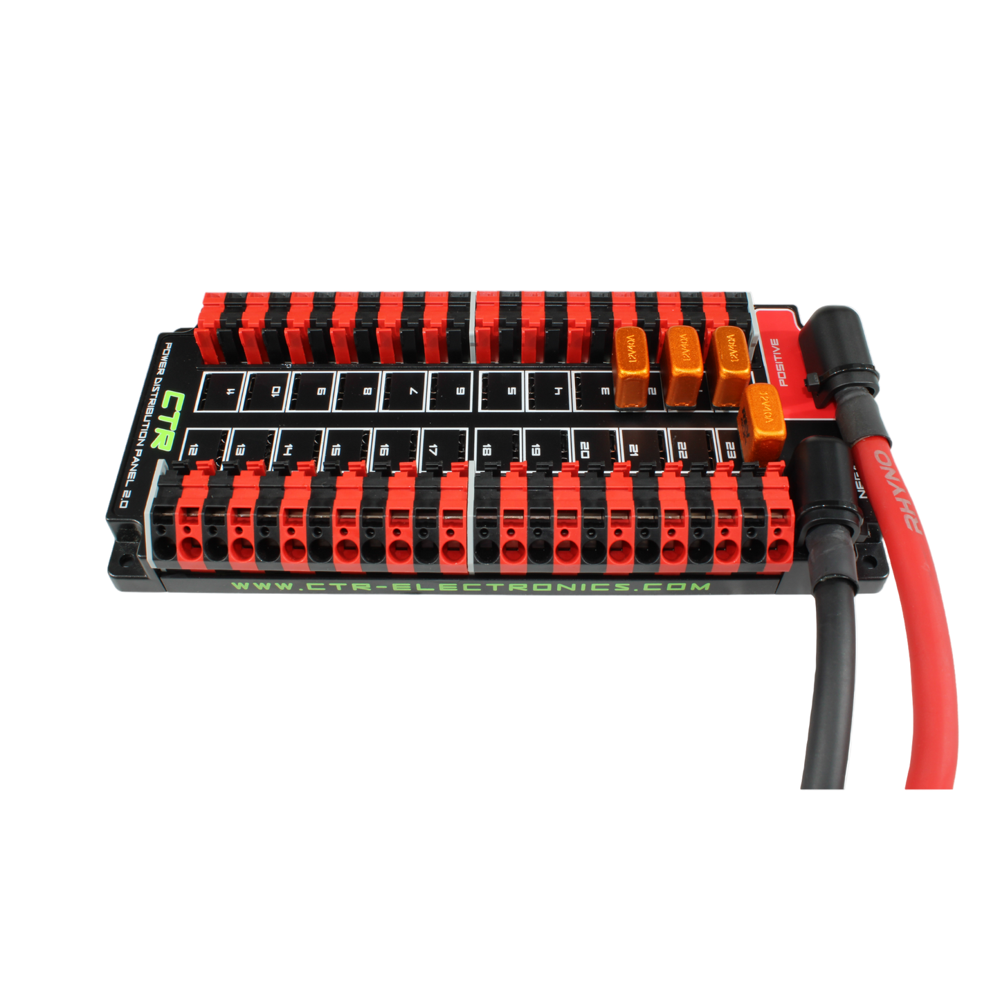 PDP Black and Red Power Distribution for breakers