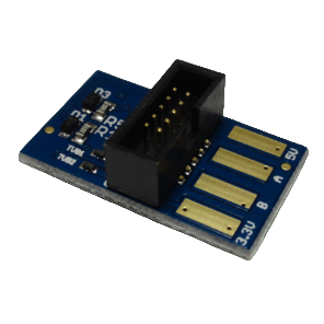 Streamlined Sensor Integration unit black and gold