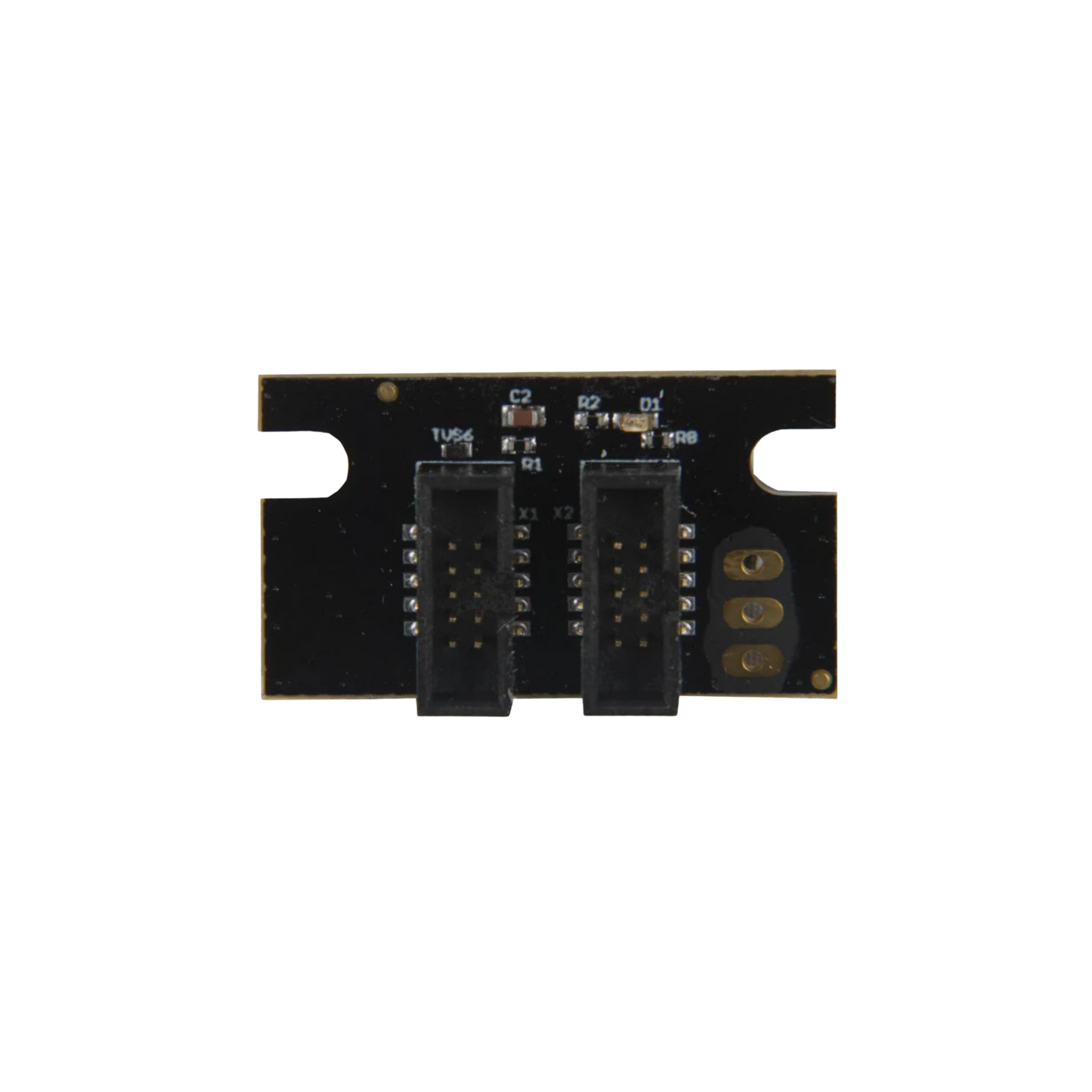 Electronic circuit board multipurpose reflective sensor designed for seamless integration with 'CTR Electronics' robotics components
