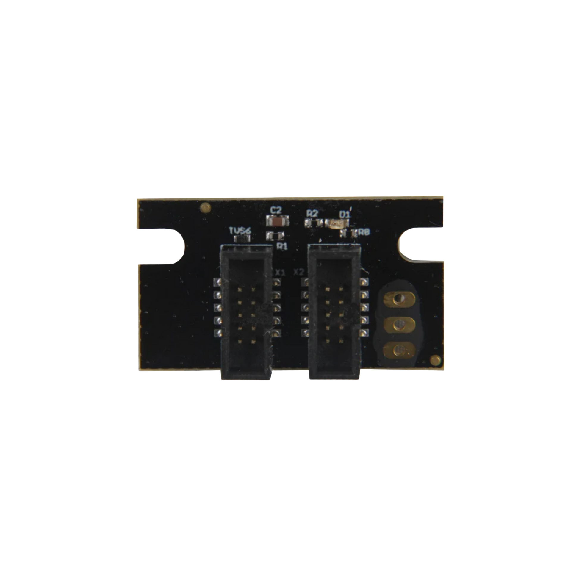 Electronic circuit board multipurpose reflective sensor designed for seamless integration with 'CTR Electronics' robotics components