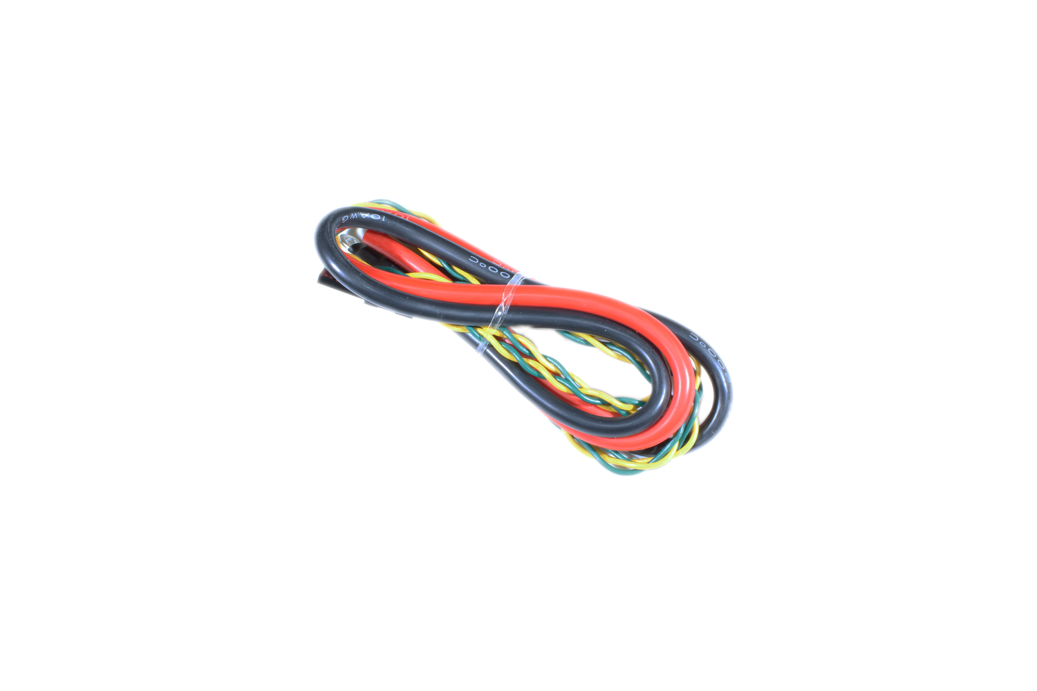 bonded red and black wire with stranded CAN wire
