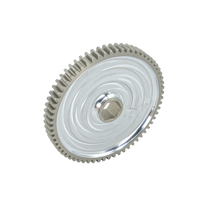 64t Pocketed Aluminum Spur Gear (20 DP, 1/2" Hex Bore)