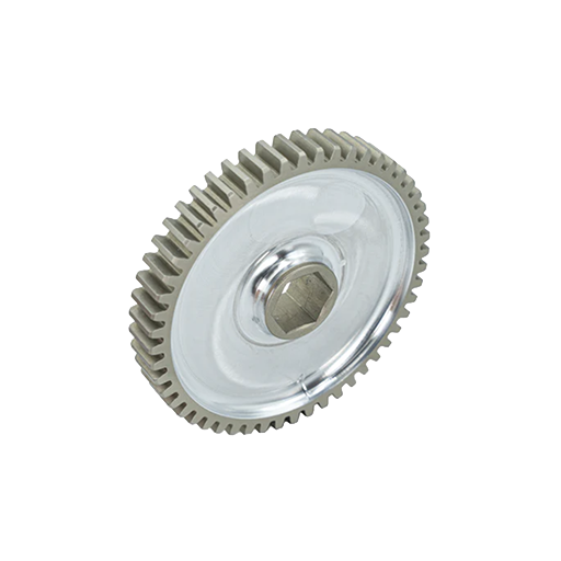 52t Pocketed Aluminum Spur Gear (20 DP, 1/2" Hex Bore)