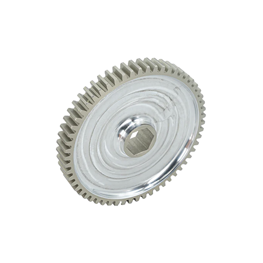 58t Pocketed Aluminum Spur Gear (20 DP, 1/2" Hex Bore)