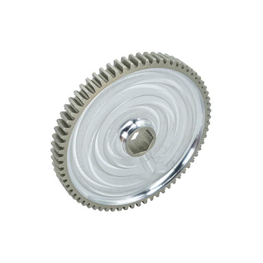 68t Pocketed Aluminum Spur Gear (20 DP, 1/2" Hex Bore)