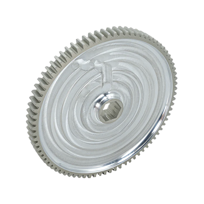 80t Pocketed Aluminum Spur Gear (20 DP, 1/2" Hex Bore)