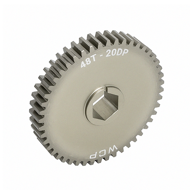 1/2" Hex Bore Aluminum Spur Gear (20 DP)