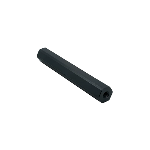 3-1/2" WD x #10-32 ID x 1/2" OD Aluminum Threaded Hex Standoff