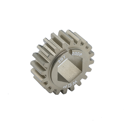 1/2" Hex Bore Aluminum Spur Gear (20 DP)