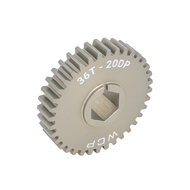 1/2" Hex Bore Aluminum Spur Gear (20 DP)