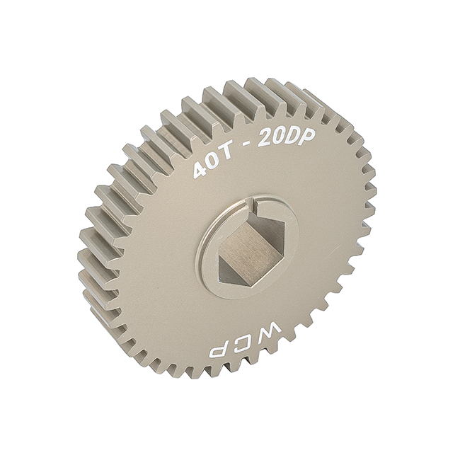 1/2" Hex Bore Aluminum Spur Gear (20 DP)