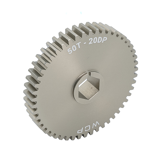 1/2" Hex Bore Aluminum Spur Gear (20 DP)