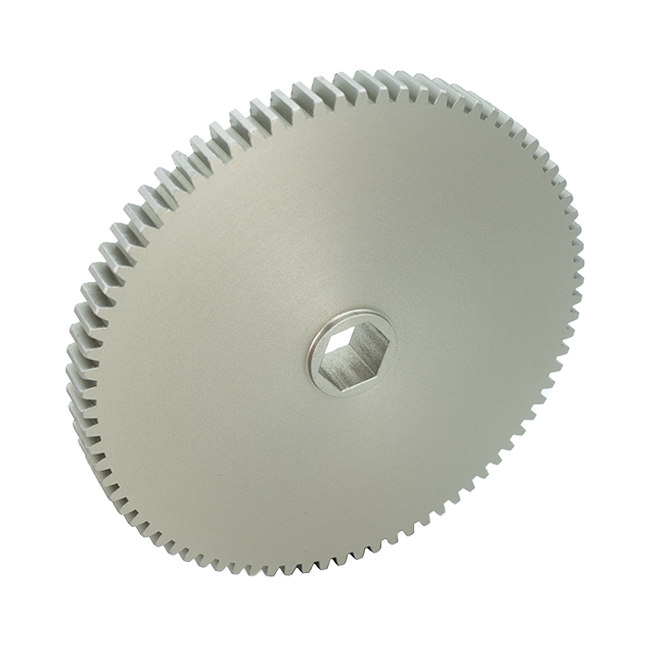 1/2" Hex Bore Aluminum Spur Gear (20 DP)