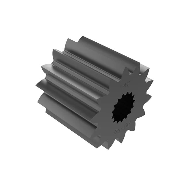 14t Steel Spur Gear (20 DP - 16t Center Distance - 8mm SplineXS Bore)