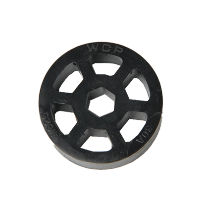 Black straight flex wheel 30A 1/2 Hex Stretch