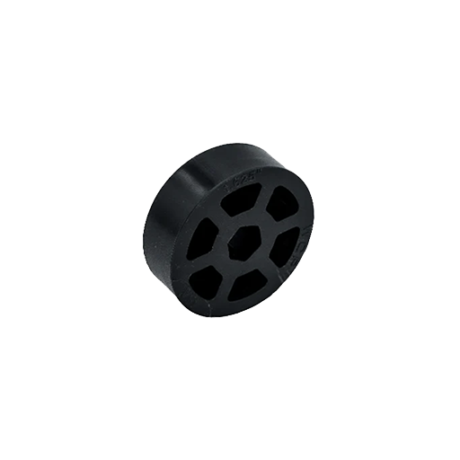 1.625" OD x 1/2" Wide Straight Flex Wheel (1/2" Hex Stretch, 45A)