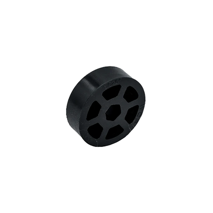 1.625" OD x 1/2" Wide Straight Flex Wheel (1/2" Hex Stretch, 45A)