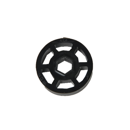 WCP- 2" OD x 1/2" Wide Straight Flex Wheel (1/2" Hex, 45A)