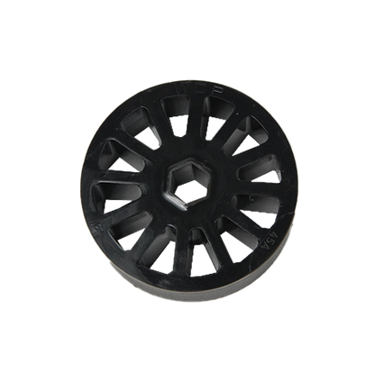 WCP- 3" OD x 1" Wide Straight Flex Wheel (1/2" Hex, 30A)