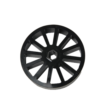 WCP- 3" OD x 1" Wide Straight Flex Wheel (1/2" Hex, 45A)