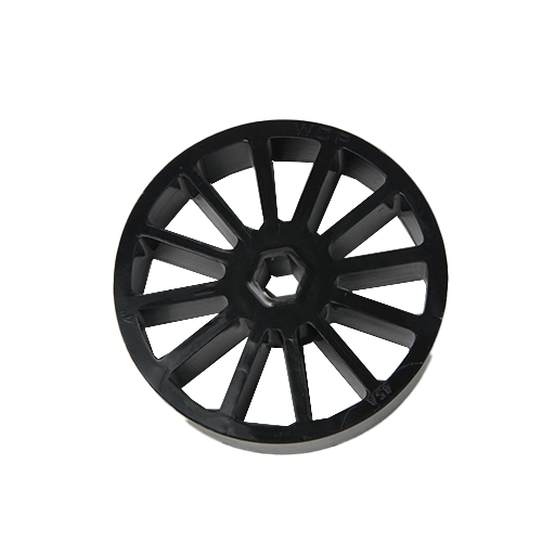 WCP- 4" OD x 1" Wide Straight Flex Wheel (1/2" Hex, 30A)