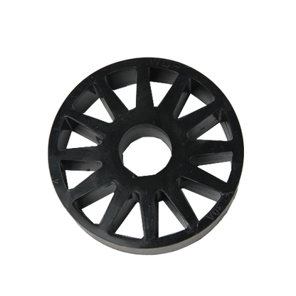 Black straight flex wheel 30A 1/2 Hex Stretch